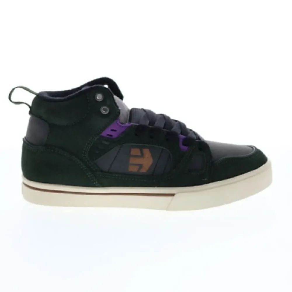 Etnies Agron Dark Green Suede Skate Inspired Sneakers Shoes Men’s Size 10.5